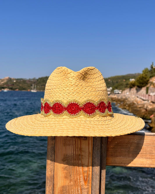Love - Hat (straw color)